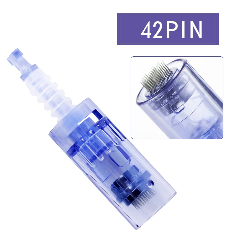 42 pins X 30P 30 шт./лот 9 pin/12 pin/36 pin/42 pin/Круглый/3D/5D нано иглы картридж для Dr. Ручка MYM/M5/M7 штык Электрический автоматический микроиглы - Цвет: 42 pins X 30P