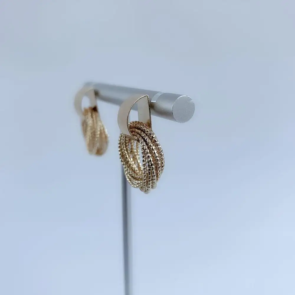 Новые золотые милые серьги модные ювелирные свадебные подарки для вечеринки