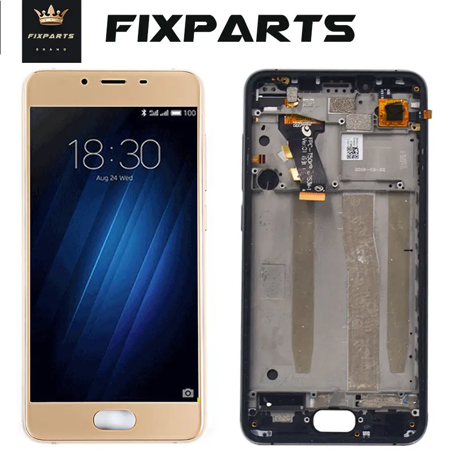 

New 5.0" Meizu U10 LCD Display Replacement + Touch Screen Digitizer Meizu U10 Phone LCD Black White Color + Tools Free Shopping
