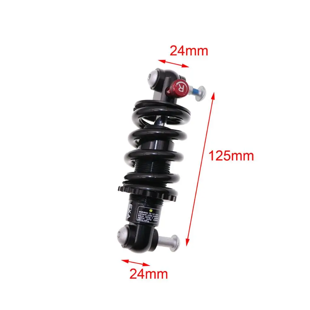 125mm rear shock
