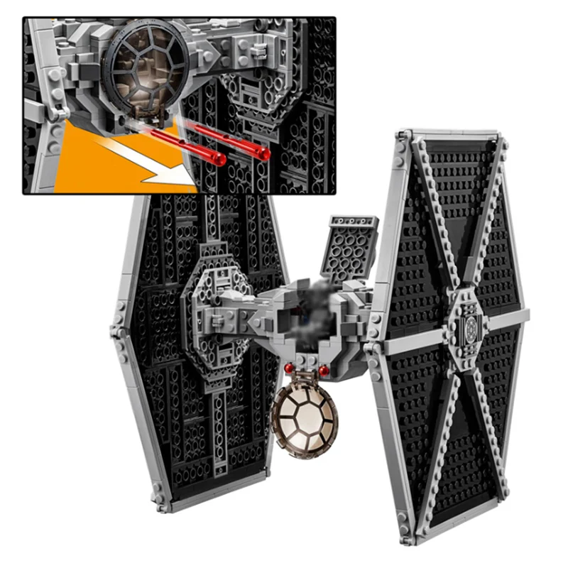 

MORK Building Blocks The First Order Force TIE Fighter 562pcs Awakens Empire Titanium Bricks Toys Assembly Model for kids Gift