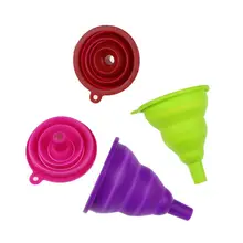 Мини-складная телескопическая Воронка с длинным горлом креативная Бытовая мини-воронка для дозирования жидкости кухонные инструменты(случайный цвет