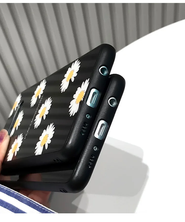 Белая Маргаритка Жесткий Чехол для iPhone X XS MAX XR 8 8 Plus i7 i7 Plus 6 6S 6S Plus Ins модный защитный чехол для iPhone X S Max