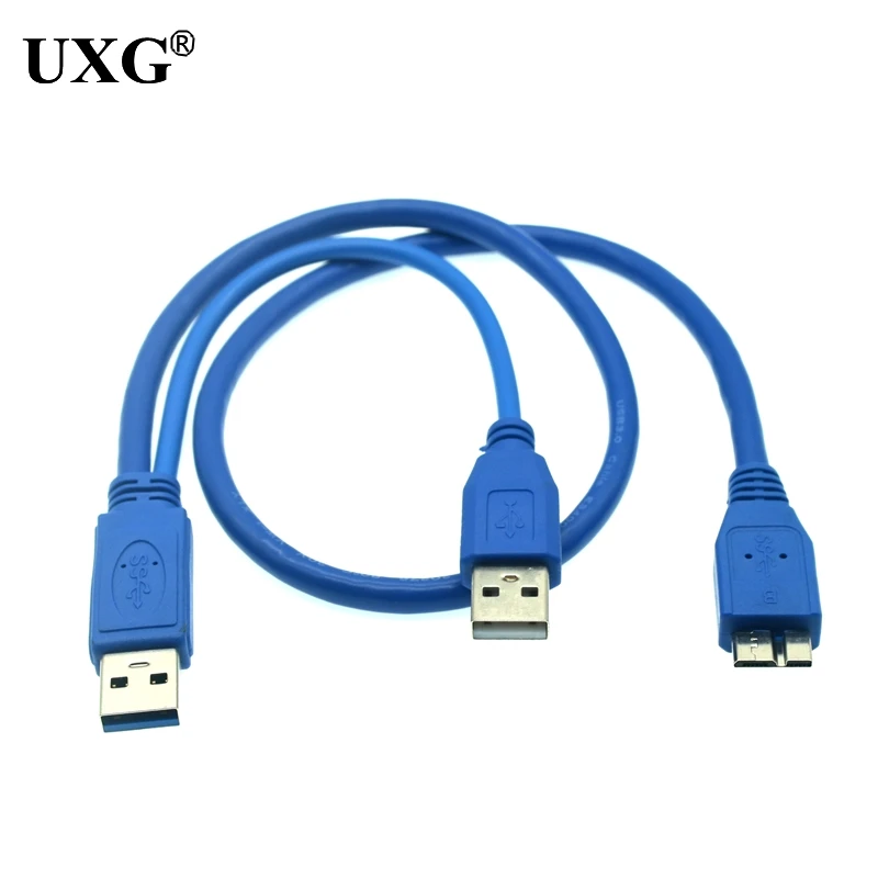 USB 3.0 Type A Male to Micro B Y Cable - 1M/0.5M Data Cord for External Mobile Hard Drive Description Image.This Product Can Be Found With The Tag Names Computer Cables Connecting, Computer Peripherals, PC Hardware Cables Adapters, Usb