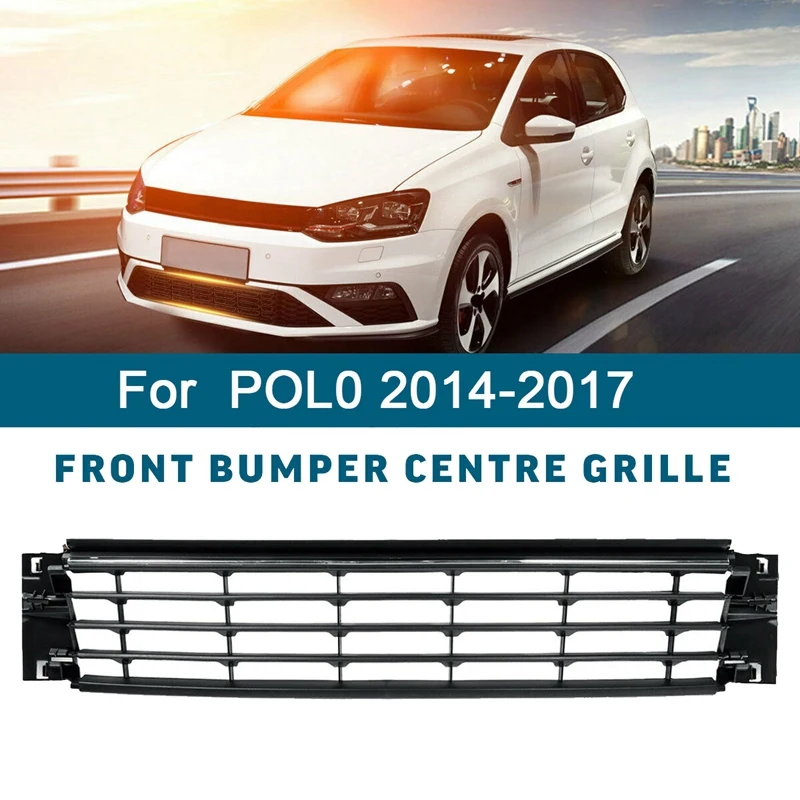 Передний бампер автомобиля нижняя решетка радиатора накладная полоса для Polo