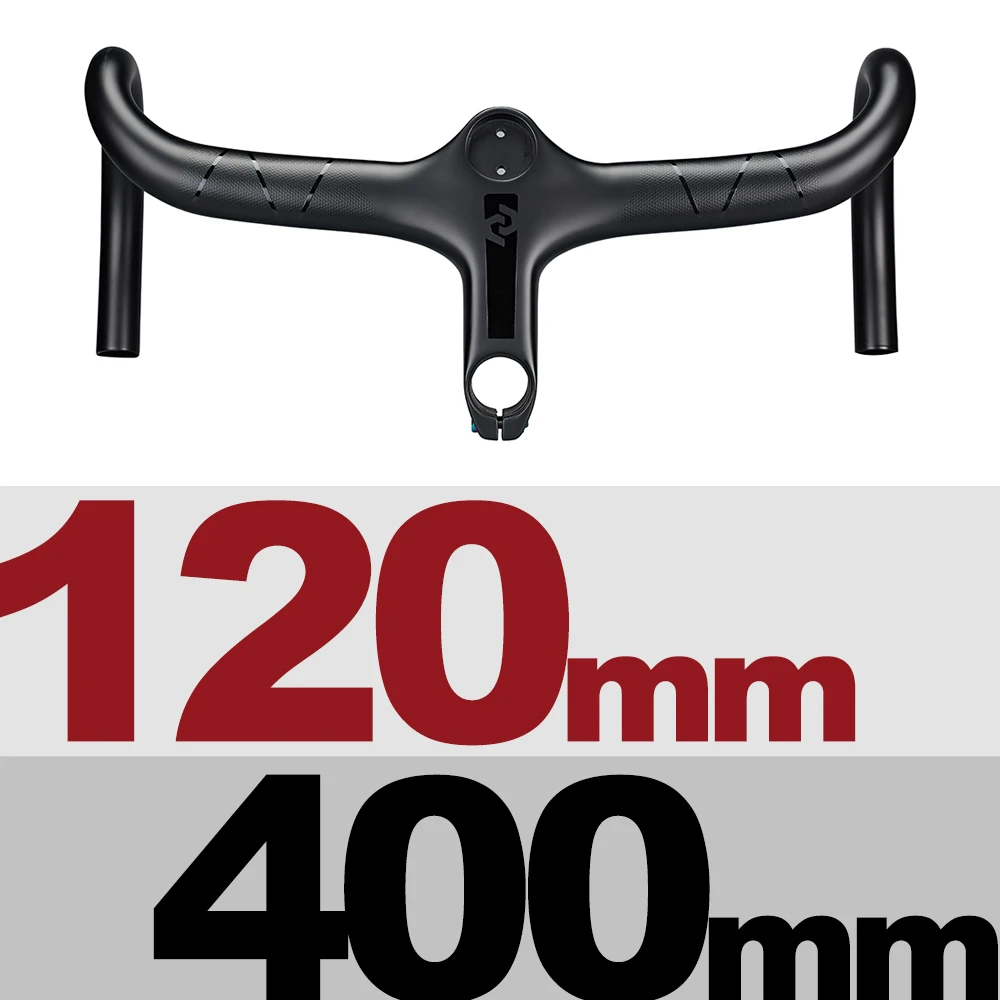 400x120mm Matte OG-EVKIN HB1200 углеродный Интегрированный руль для шоссейного велосипеда UD матовый 28,6 мм, руль для велосипеда дороги углерода стволовых 400 420 440 мм велосипед Запчасти бар - Цвет: 400x120mm Matte