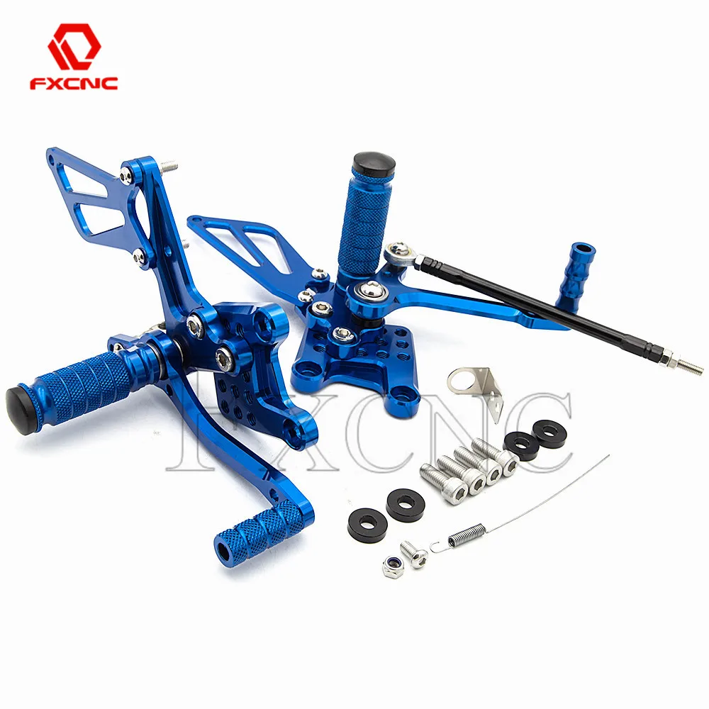 FXCNC Adjustable Rear Sets Rearset Footrest Foot Rest Pegs For SUZUKI