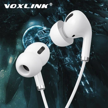 

VOXLINK 3.5mm Jack Earphone For smartphone MP3 Player Universal Hadphones Wired Control With Mic Mobile Phone Headset
