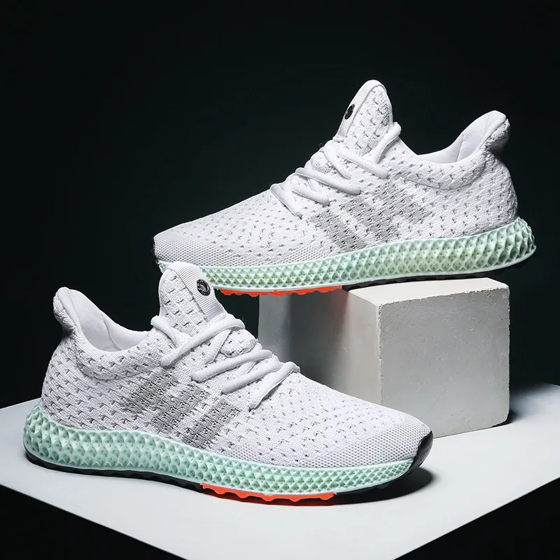 

2019 Summer New Style Students Athletic Shoes MEN'S SHOES Breathable Mesh Shoes Men's INS Trend Coconut Shoes Men's 4D Shoe