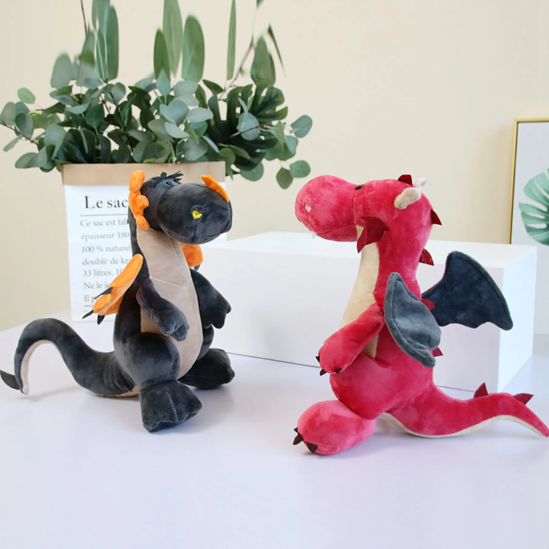 30 см Тиранозавр Рекс, динозавры плюшевые игрушки мягкие игрушки/животные мультфильм дракон для детей мальчиков подарок на день рождения Рождество