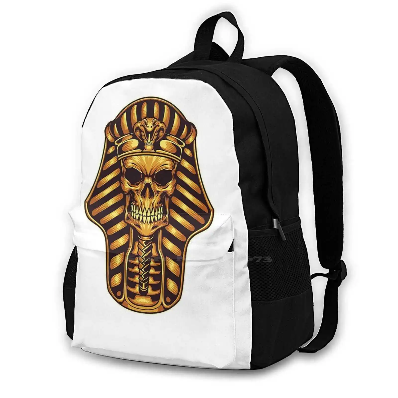 Gold Skeleton Bag Zaino Per Uomo Donna Ragazze Adolescente Scheletro Nero Oro Scheletro Oro Fx Skeleton Trimmer Scheletro D'Oro