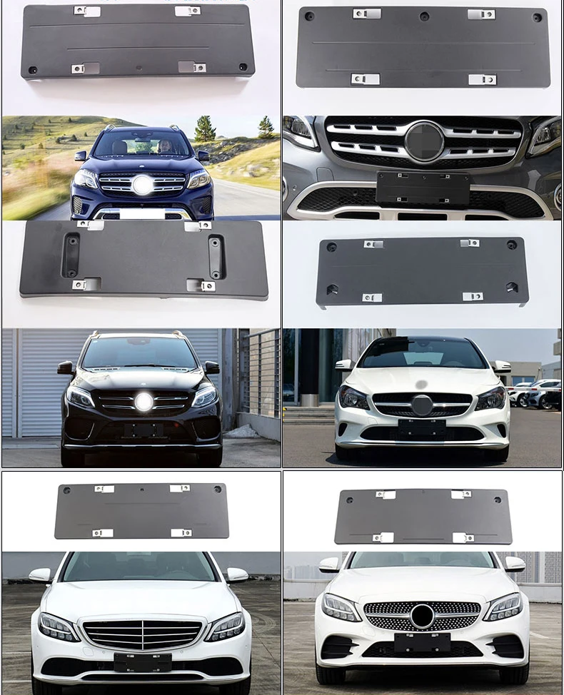 Lsrtw2017 Abs Автомобильная подсветка для номерного знака панель для Mercedes Benz Класс C Класс SLC класс