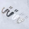 5pcs Zinc Alloy Hooks Wall/Door Mounted Hanger Retro w/screws Red Copper/Silver/Blcak/White Coat/Key/Bag/Towel/Hat Holder 44mm 1
