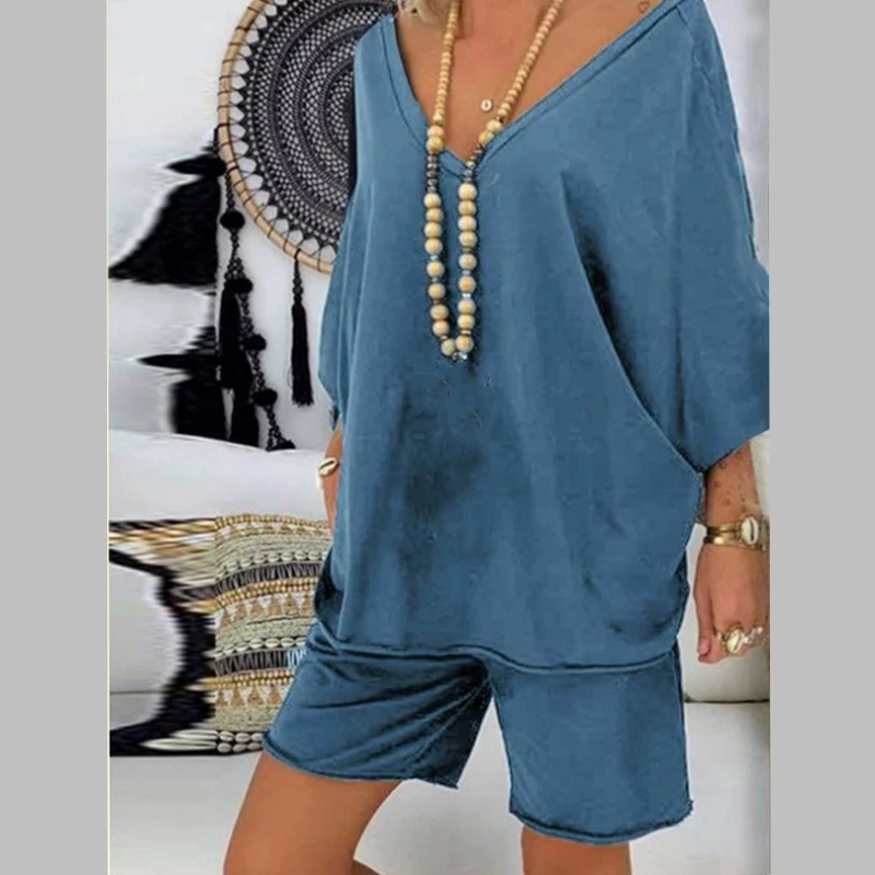 Женский спортивный костюм размера плюс 4XL комплект из 2 предметов с цветочным