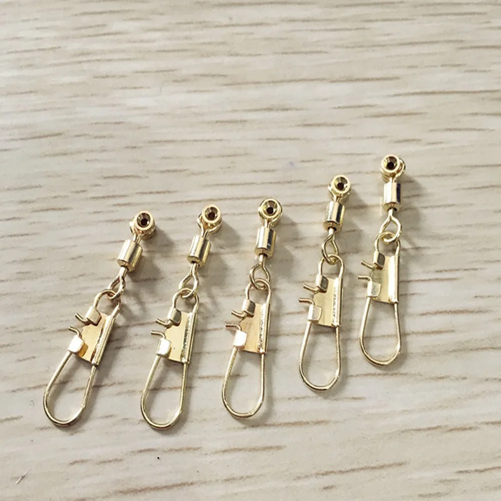 Fishing Tools Fishing Accessories Fishing Tool Fishing Swivels Fishing Tackle Fishing Beads Fishing Hook 10-20pcs/lot Sea bean with golden copper head Bobber Space Beans fishing swivels hook pin Connector fishing Tools Accessories