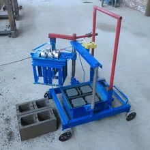 Machine Mobile de fabrication de briques creuses, moulage de blocs de ciment, pressage manuel de briques de béton, 220V/380V