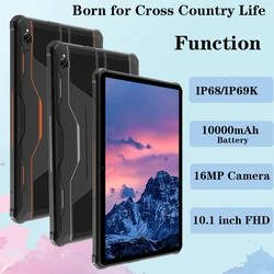 Kindle Oukitel – tablette de 10000 pouces RT1, Version globale, robuste, 4 go de RAM, 64 go de ROM, Octa Core, 4G, WIFI, LTE, pour appels téléphoniques, 10.1 mAh 