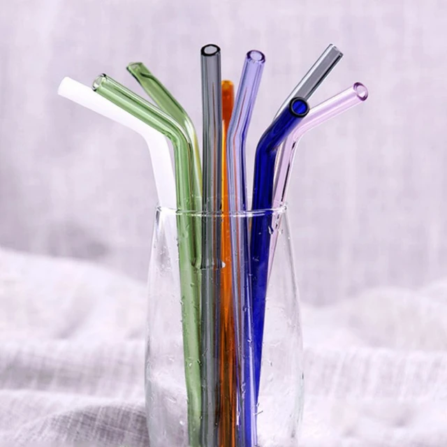 Creative Reusable Glass Straw, Glass Straw Oxo Hermetic