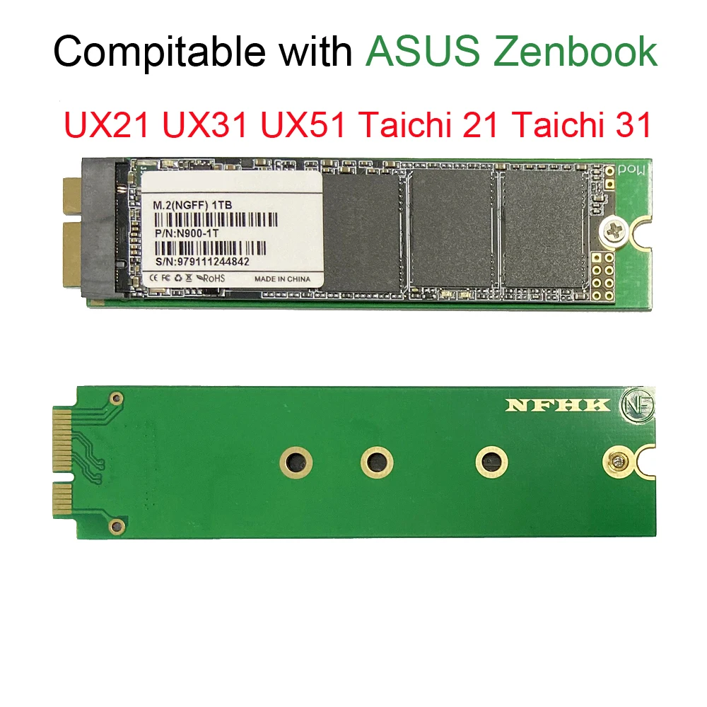 Новый твердотельный накопитель 128 ГБ 256 512 г 1 ТБ для ASUS TAHCHI31 TAICHI 21 31 UX21 UX31A UX51 SSD