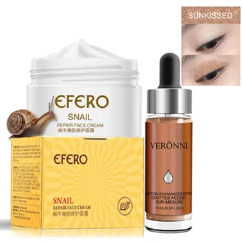 

Snail Face Cream Peptide Anti-aging Collagen Moisturizer Deep Hydrating Acne Scar Removal Cream for Face Firming Skin Serum Care