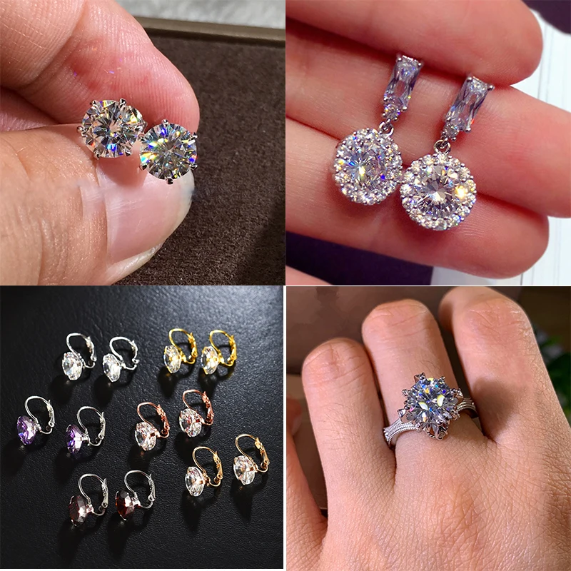 Zircon Multi Size Zircon Round Gemstone Zirconia Accessories Jewelry Making Gems Ring Necklace Earring Gemstone 50/20Pcs zircon gemstone