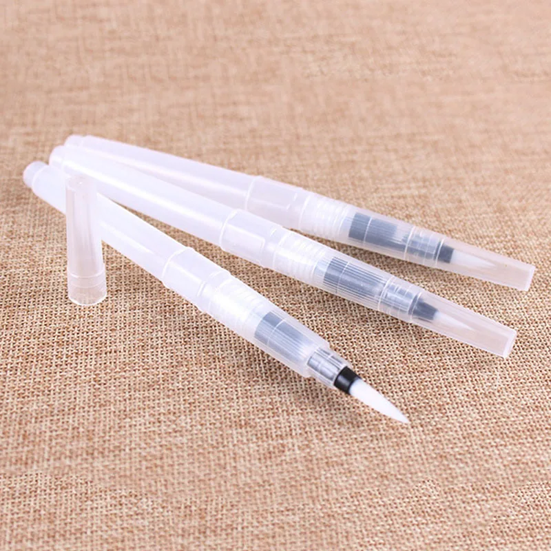 

3x SET Water Flow Brush Watercolour Artists Painting Calligraphy Brushes Pen T1