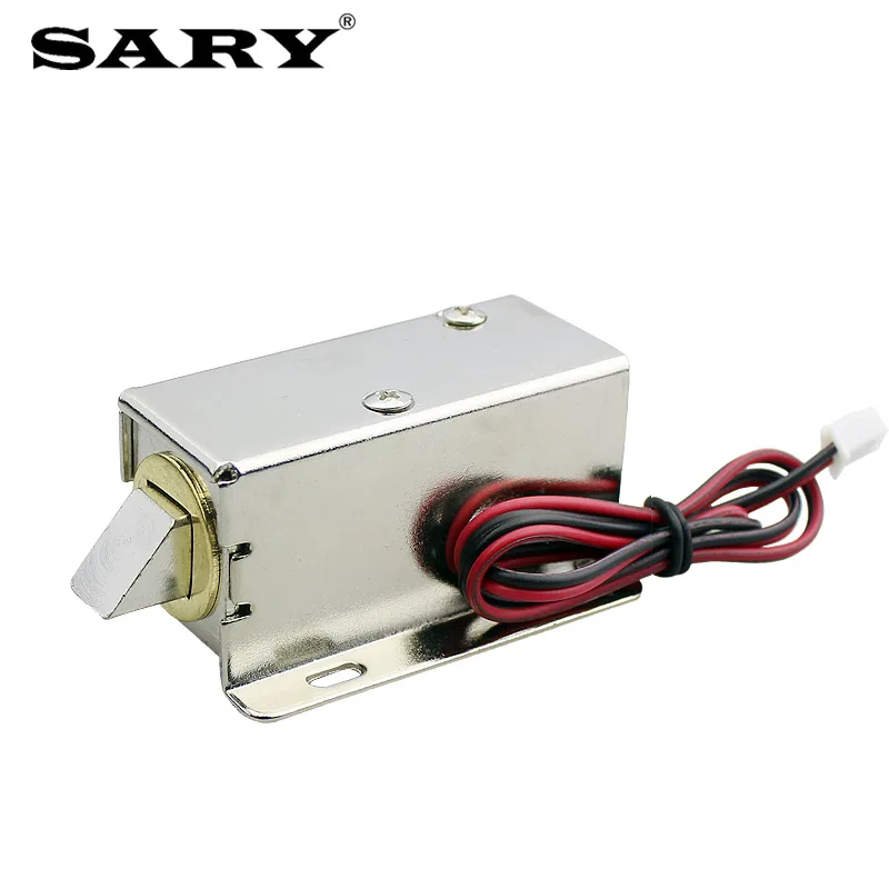 DC12V 0.8A маленький электромагнитный замок шкафчики для хранения электронный замок мини Электрический Болт замок ящика файл замок шкафа - Цвет: 24V Single lock