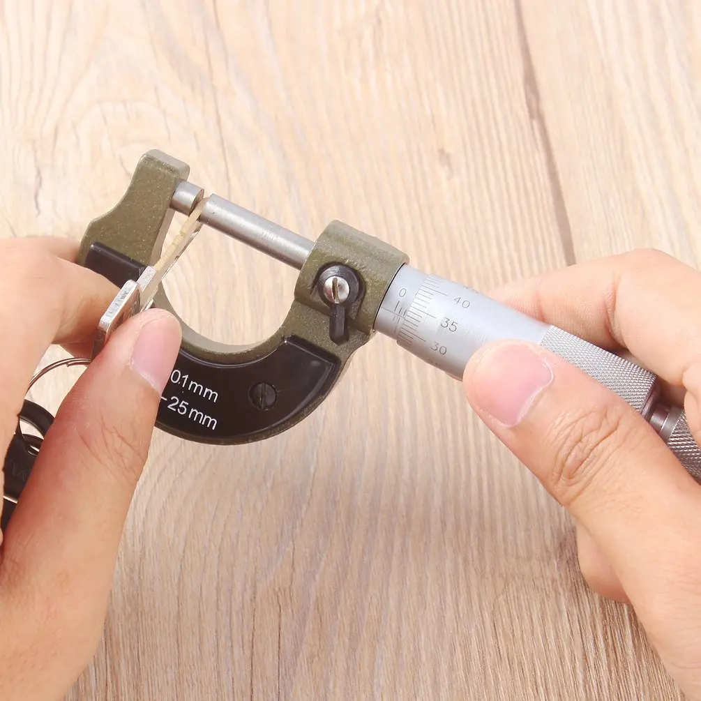 Micrometers Tools 025mm Metal Micrometer 0.01mm Measuring Tool Auto