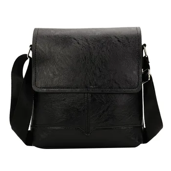 

Office Shoulder Bags Tote Men's Business Diagonal Cross Bag Briefcase Solid Color Classic Shoulder Bag #45