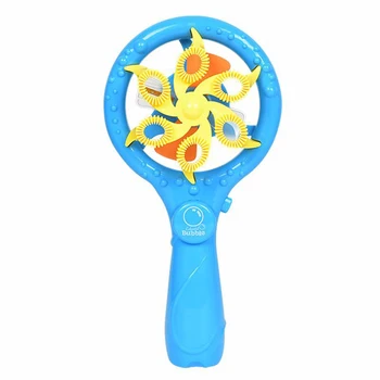 

For Kids Toddlers Blower Toy Educational Gift Indoor Outdoor Birthday Party Bubble Machine Wedding Funny Electric Maker Mini Fan