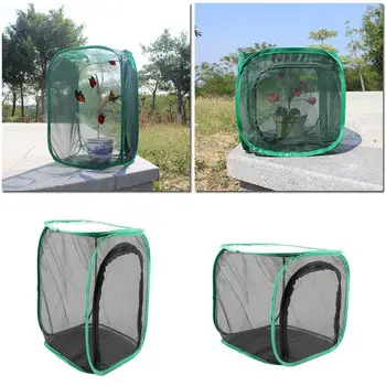 

Large Foldable Portable Durable Ventilated Butterfly House Breeding Cage