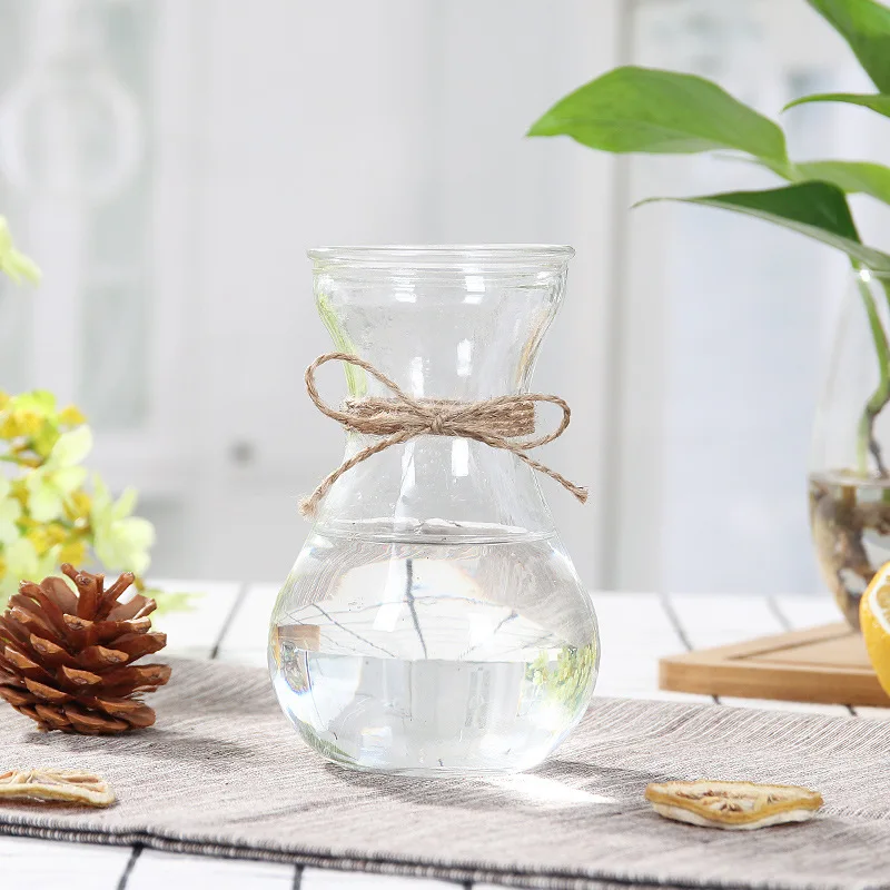 Креативное Хрустальное стекло для вставки в вазу, богатое бамбуковое креативное цветочное композиция для дома, офиса, стола, цветочное оформление