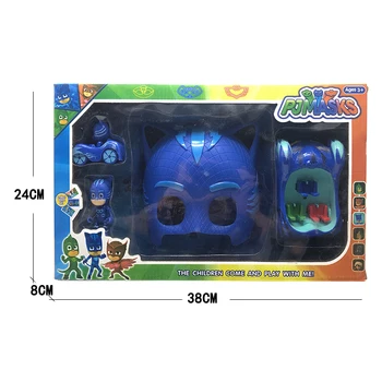 

Original Pj Masks Toys Set Amaya Connor Greg Disguise Painel Fancy Car Action Figures High Quality Gift for Kid