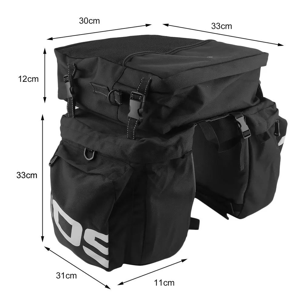 ROSWHEEL MTB, сумка для горного велосипеда 3 в 1, многофункциональная дорожная велосипедная сумка для багажа, сумка для багажника на заднее сиденье, фирменная Новинка