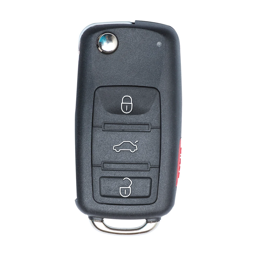 KEYECU REMOTE KEY 3+1 BUTTONS 315MHZ ID48 FOR VOLKSWAGEN VW GOLF EOS GTI JETTA PASSAT TOUAREG TIGUAN CC 5K0837202R NBG010180T