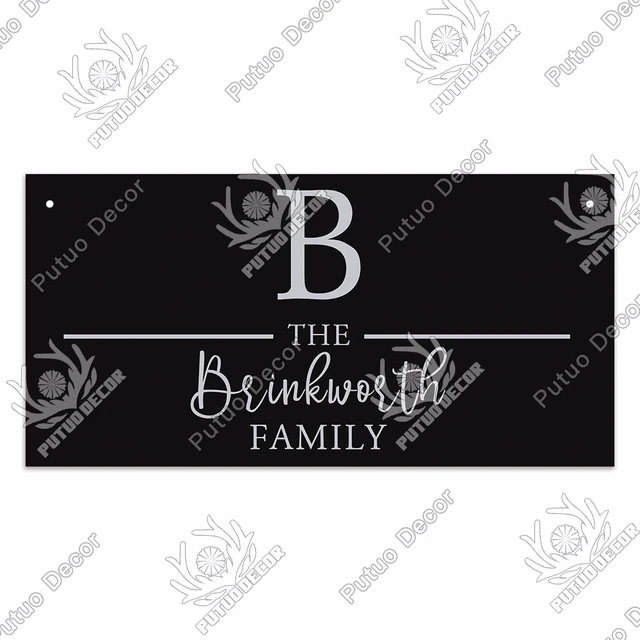 Putuo Decor Home Wooden Signs Family Wood Pendant Decorative Plaque for Friendship Home Sweet Home Room Sign Wall Decoration WP3831