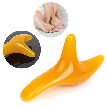 

1 pc Triangular Resin Foot Massage Point Pedicure Body resin foot massage trigger point therapy pedicure body massager tool GK