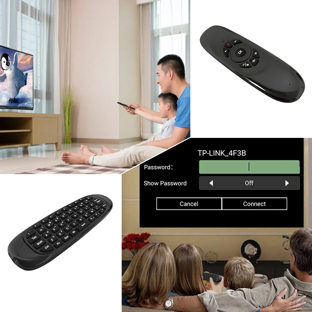 Air mouse Клавиатура teclado пульт дистанционного управления беспроводной для ПК Smart tv android box