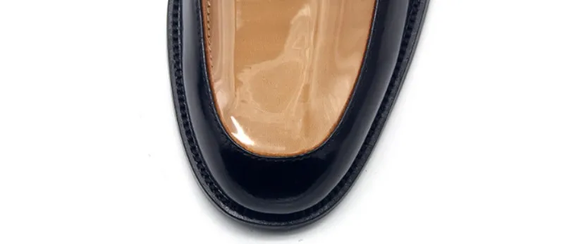 Дизайнерские мужские сандалии ручной работы цепочка прозрачные тапочки из натуральной воловьей кожи без застежки повседневные шлепанцы на плоской подошве