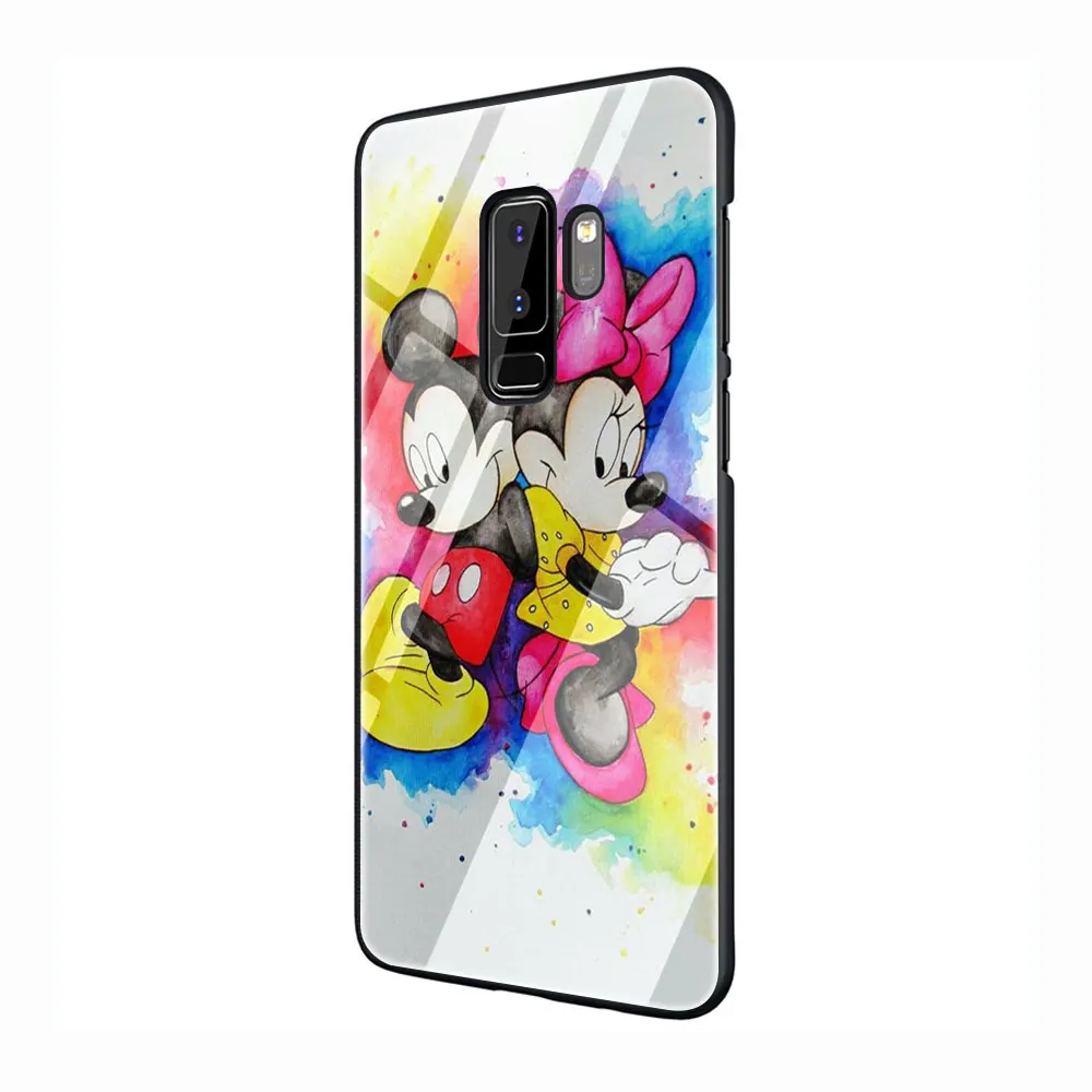 EWAU Красота целующиеся Микки чехол из закаленного стекла для телефона для samsung S7 край S8 S9 S10 Note 8, 9, 10, плюс A10 20 30 40 50 60 70 - Цвет: G7