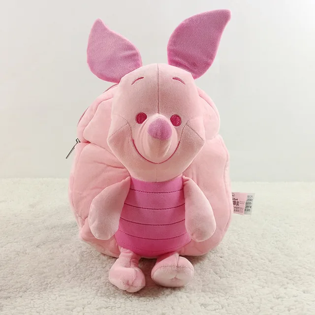 Disney Plush Children's Baby Backpack Mickey Mouse Minnie Bag Donald Duck Stitch Winnie The Pooh Boy Girl Kindergarten Schoolbag