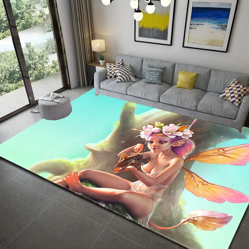 Кленовый лист, 3D принт, ковры для гостиной, спальни, Декор, ковер для детской комнаты, игровая зона, мягкий фланелевый детский Противоскользящий коврик - Цвет: 2
