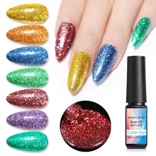 Матовый Гель-лак для ногтей NICOLE DIARY, 55 цветов, долговечный УФ-гель для ногтей, красный, розовый цвет, Гель-лак для ногтей, 5 мл