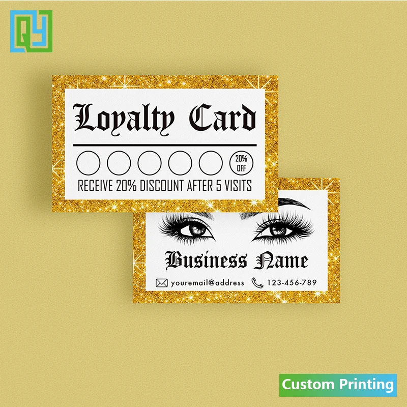 Design & Print Custom Loyalty Cards Online