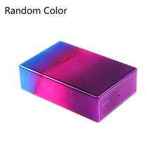 

20Pcs Rainbow Gradient Colorful Cigarette Case Anti-Collision Spatter Proof Cases for Wedding /Birthday/Holiday