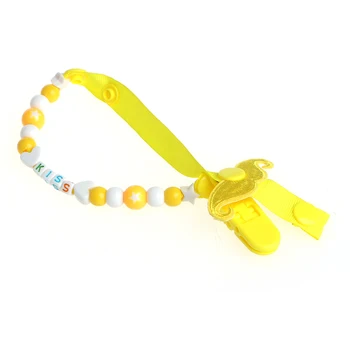 

Toddler Baby Boy Girl Dummy Pacifier Soother Nipple Strap Chain Clip Holder Gift