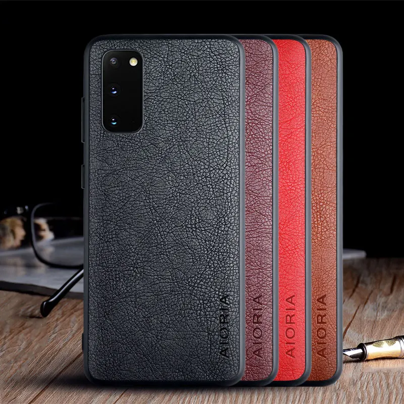Чехол для Samsung Galaxy S20 Plus FE Ultra 5G funda роскошный винтажный кожаный мягкий чехол samsung s20