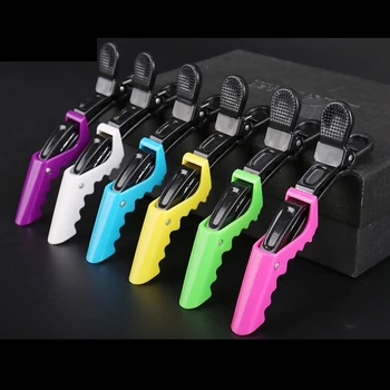 

Hot Sale 6Pcs/Set Alligator Hair Clip Professional Hairdressing Hairstyling Clipper Tool Fashion Ladies Plastic Hairpin