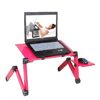 

1 Pcs Computer Desks Adjustable Foldable Holder Stand Laptop Notebook Lap PC Folding Desk Table Portable Bed Tray