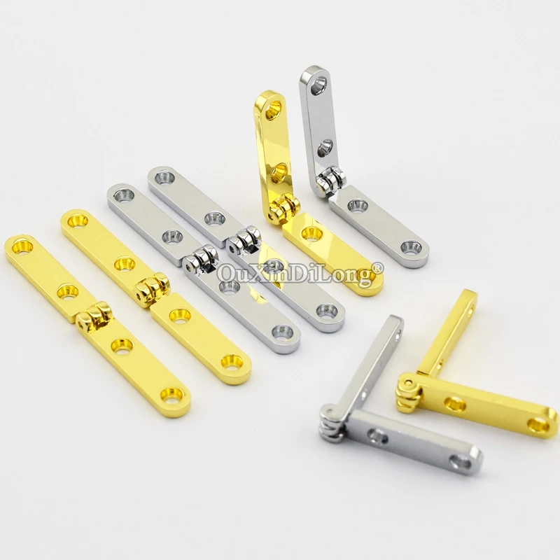 

200PCS High Quality Zinc Alloy 54*6mm 180Degree Flat Open Hinges for Jewlerycase Woodenbox Hinge with Screws GF318